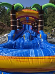 IMG 0015 1757633594 24' Tropical Inferno DL Water Slide + Slip & Slide
